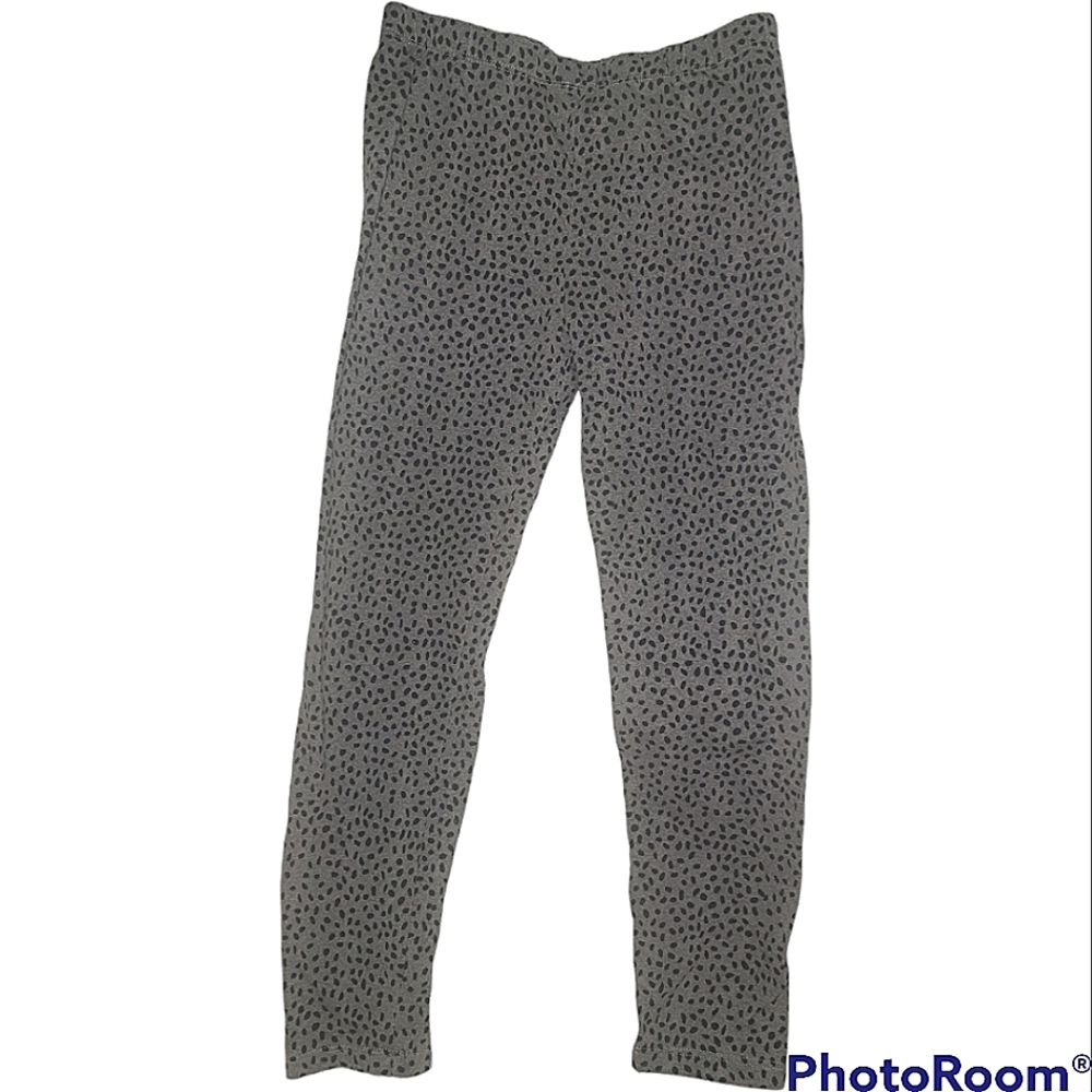 Jessica Simpson, leggings, pants, gray with black spots, Girls, 6X